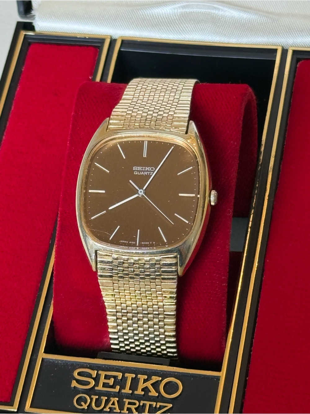 Vintage Seiko Quartz Men’s Watch (4100-5069)